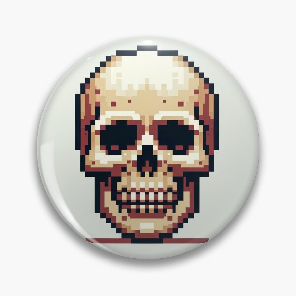 Item preview, Pixel Skull designed and sold by dalessio.