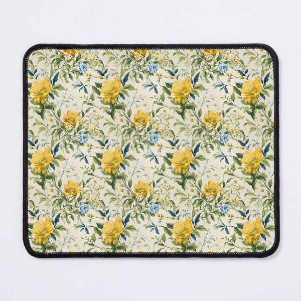 Item preview, Yellow and Blue Floral designed and sold by MidArtFusion.