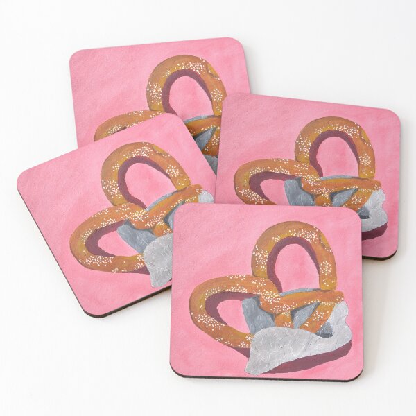 Item preview, Salted Pretzel Acrylic Painting designed and sold by paintwithanna.