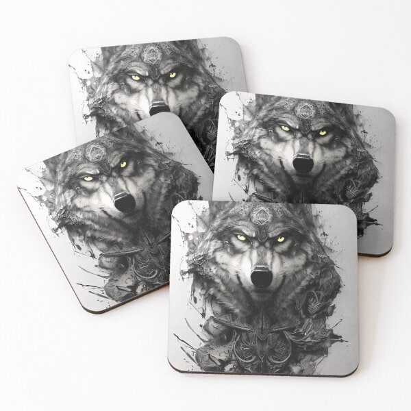 Item preview, Wolf designed and sold by MatrixTattoo.