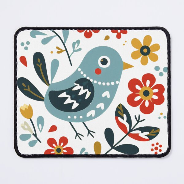 Item preview, bird and flowers designed and sold by GuidaCosta.