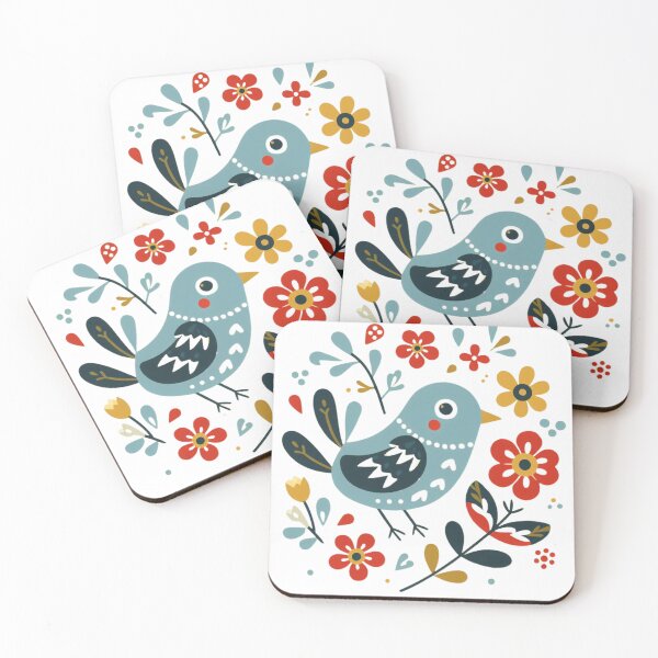 Item preview, bird and flowers designed and sold by GuidaCosta.
