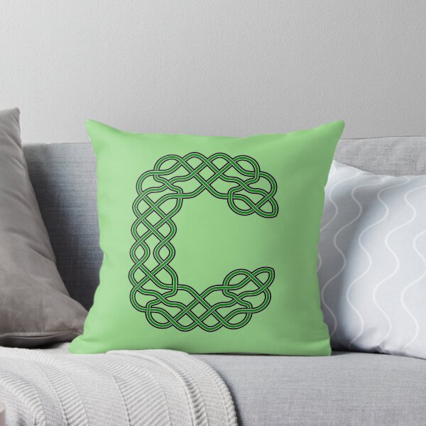 Item preview, Celtic Knot Green Letter C designed and sold by Almdrs.