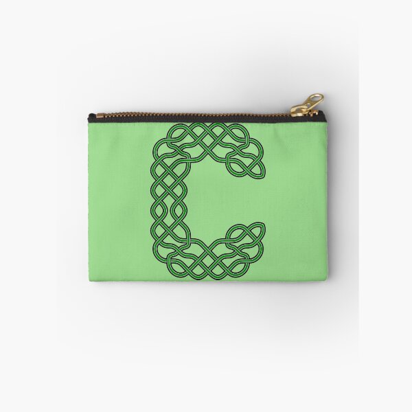 Item preview, Celtic Knot Green Letter C designed and sold by Almdrs.