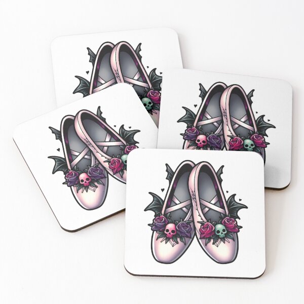 Item preview, Gothic Ballet Slippers designed and sold by ArtadoraDesignz.