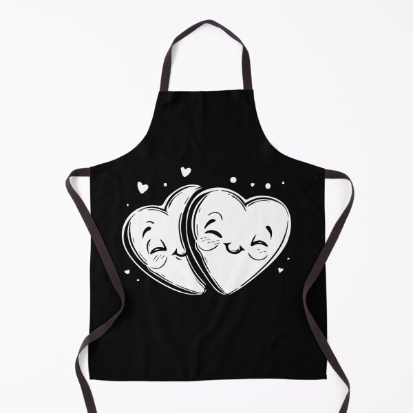 Item preview, Two Hearts Mono - Love Valentine's Day Lover Couple Cute Funny designed and sold by TheRealmWithin.