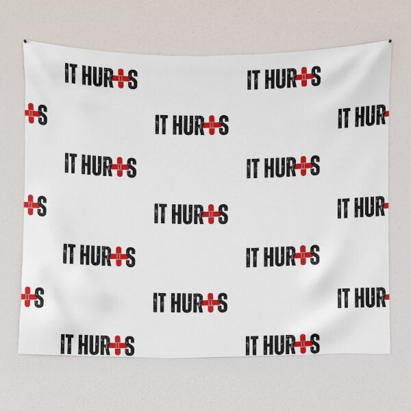 Item preview, It hurts. Red  designed and sold by scientiafemina.