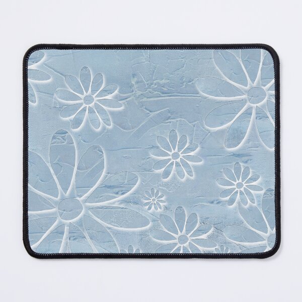 Item preview, Light Blue Dancing Daisies Flower Art designed and sold by Sharon Cummings Art.