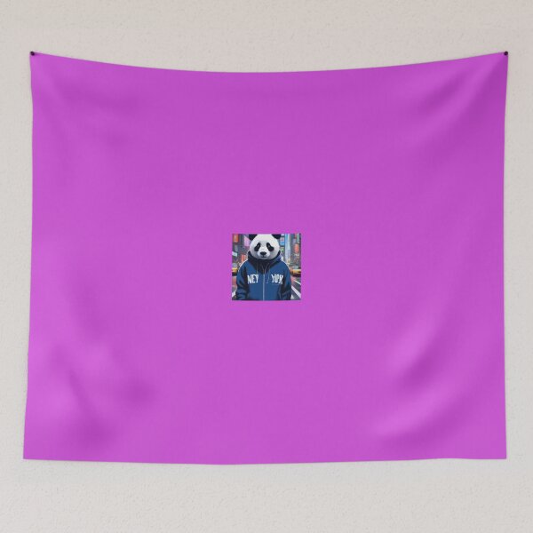 Item preview, Panda wearing a New York hoodie  designed and sold by AkilaCreations .