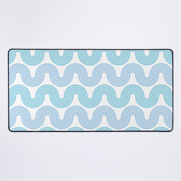 Item preview, Pastel Blue Wiggle Wave Stripes designed and sold by AllisonDelDuca.