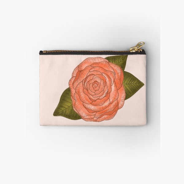 Item preview, Pink peach coloured rose digital drawing designed and sold by Beardraws18.