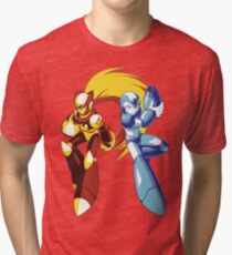 Mega Man And Zero — 01 Tri-blend T-Shirt