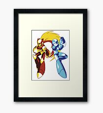 Mega Man And Zero — 01 Framed Print