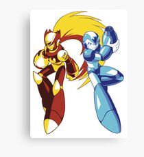 Mega Man And Zero — 01 Canvas Print