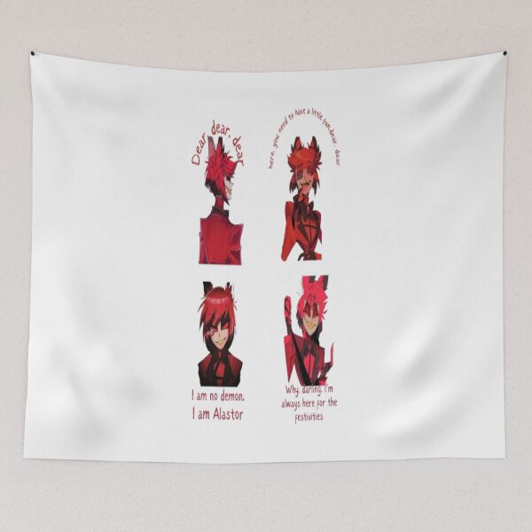 Item preview, hazbin hotel alastor stickers designed and sold by Rana1993.