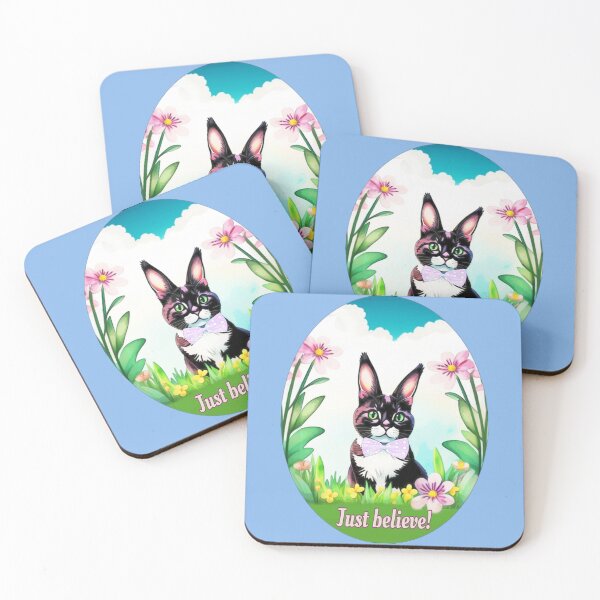 Item preview, Easter cat - just believe it - cat or Easter bunny - funny transformation designed and sold by kikidu21.