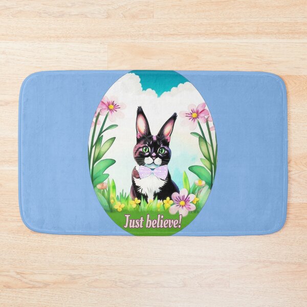 Item preview, Easter cat - just believe it - cat or Easter bunny - funny transformation designed and sold by kikidu21.