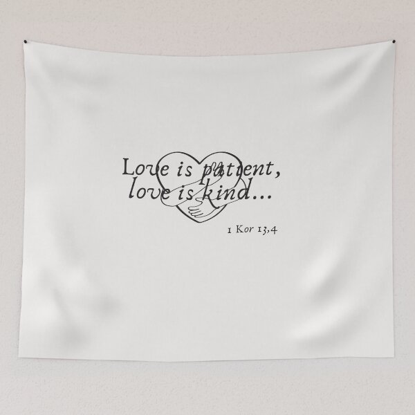 Item preview, Love is patient, love is kind... designed and sold by Magdalena's little shop.