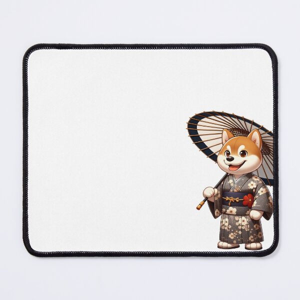 Item preview, Cartoon Male Japanese Dog in Yukata designed and sold by Andrew Frelas.