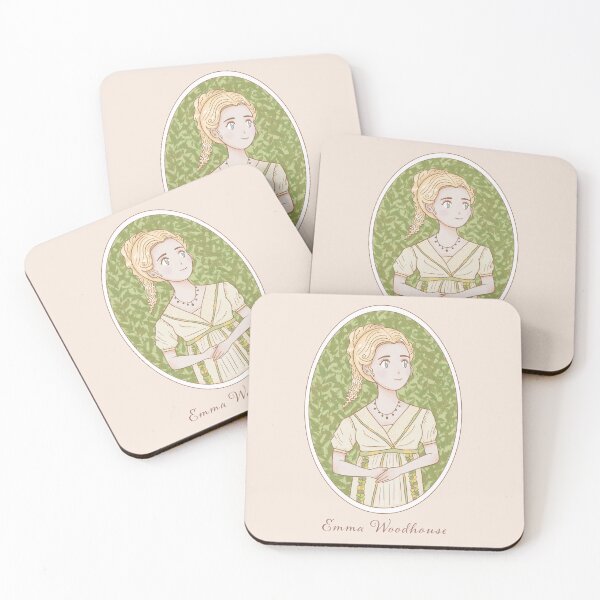 Item preview, Cute Emma Woodhouse Jane Austen Illustration designed and sold by MariOyama.