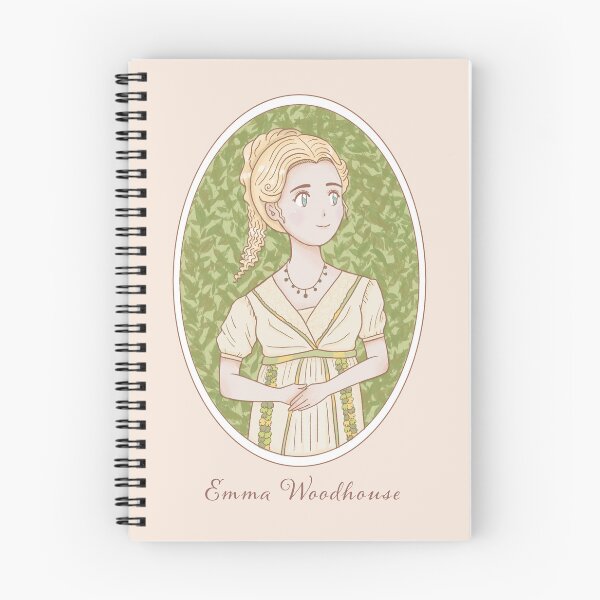 Item preview, Cute Emma Woodhouse Jane Austen Illustration designed and sold by MariOyama.
