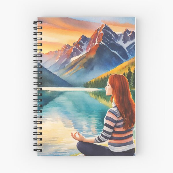 Item preview, Meditation in Mountains designed and sold by HarmonyandSage.