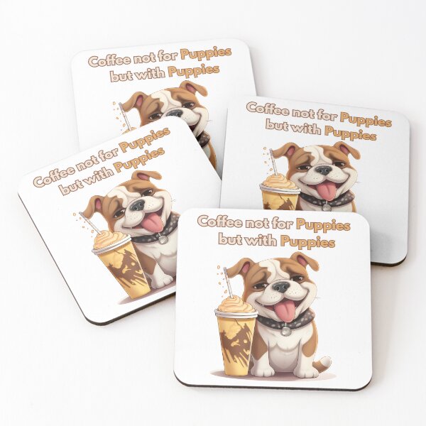 Item preview, Coffee with Cute Puppies  designed and sold by Promoc.