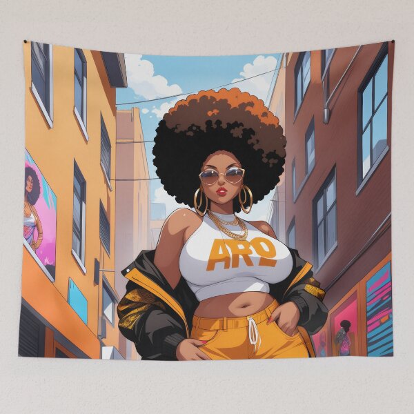 Item preview, Sunny Vibes: Hip-Hop Woman designed and sold by ZipperDragon88.
