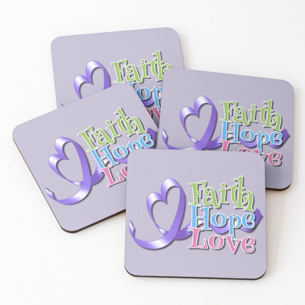 Item preview, Purple Awareness Ribbon with Faith Hope Love designed and sold by Alondra.