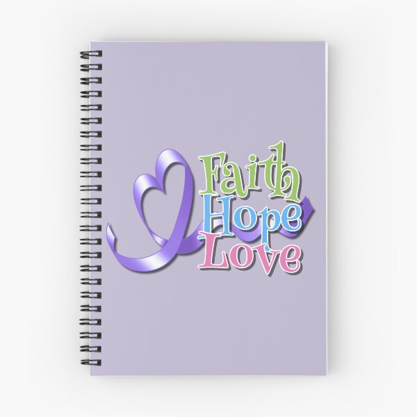 Item preview, Purple Awareness Ribbon with Faith Hope Love designed and sold by Alondra.