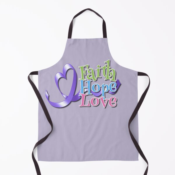 Item preview, Purple Awareness Ribbon with Faith Hope Love designed and sold by Alondra.
