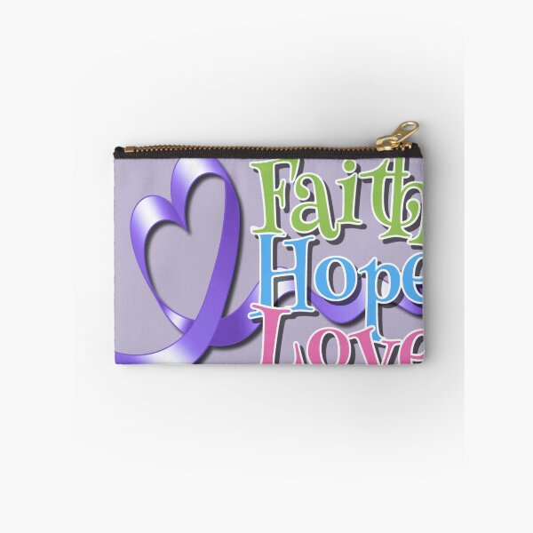 Item preview, Purple Awareness Ribbon with Faith Hope Love designed and sold by Alondra.