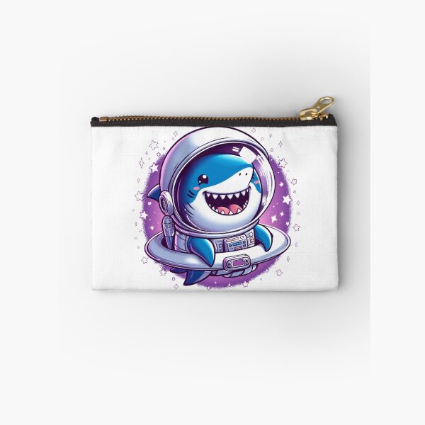 Item preview, "Happy Shark Astronaut: Swimming Among the Stars" designed and sold by Pearlsiwa.