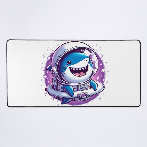 Item preview, "Happy Shark Astronaut: Swimming Among the Stars" designed and sold by Pearlsiwa.