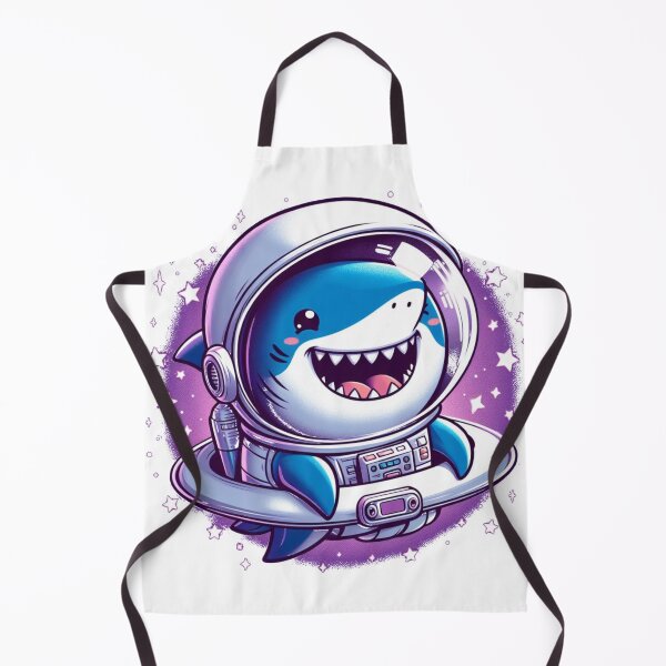 Item preview, "Happy Shark Astronaut: Swimming Among the Stars" designed and sold by Pearlsiwa.