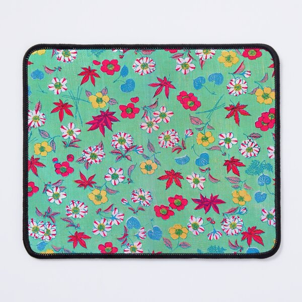 Item preview, Japanese Art, retro prints cute, cherry blossom and maple leaf print, great Japan Gift! designed and sold by JapaneseClub.