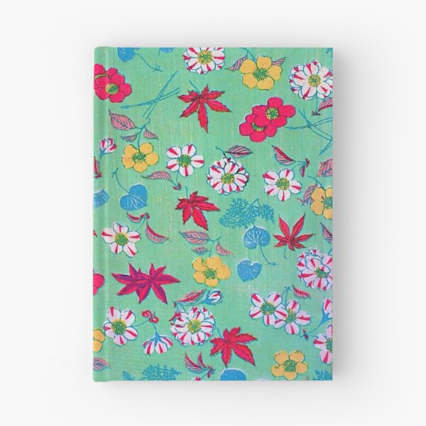 Item preview, Japanese Art, retro prints cute, cherry blossom and maple leaf print, great Japan Gift! designed and sold by JapaneseClub.