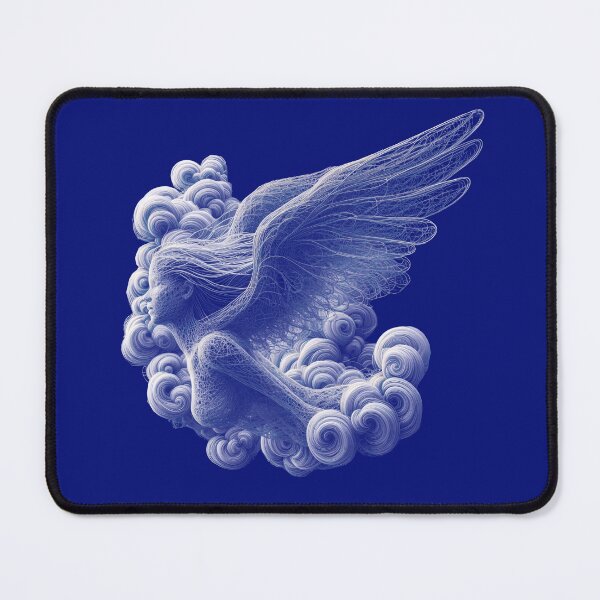 Item preview, Transparent angel in flight - color adaptive graphics designed and sold by AD-Digital-Art.