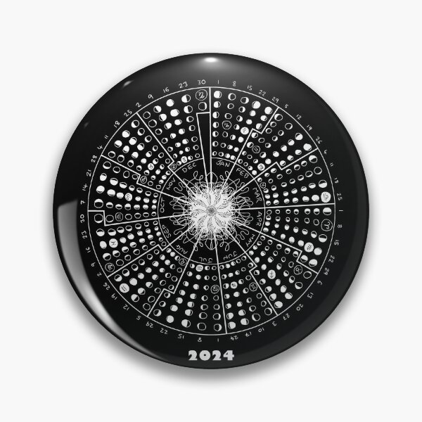 Item preview, Luna Moon Calendar 2024 designed and sold by spaceghost-sure.