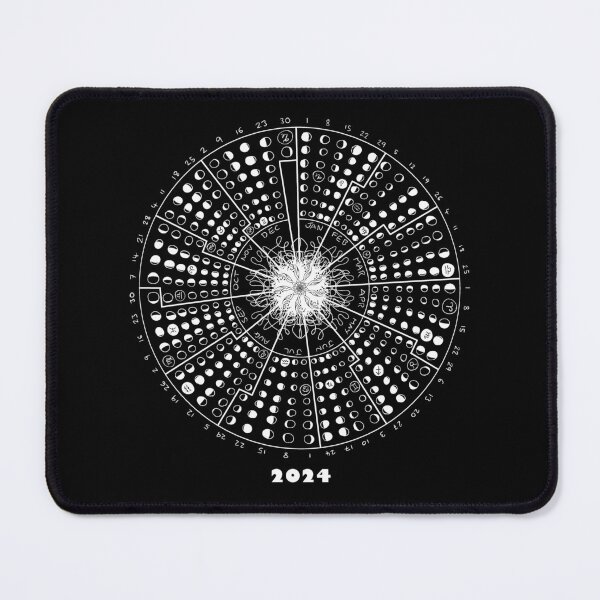 Item preview, Luna Moon Calendar 2024 designed and sold by spaceghost-sure.