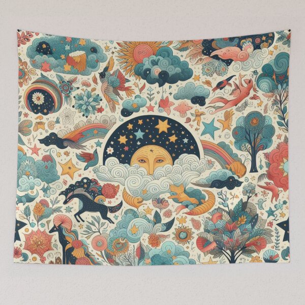 Item preview, Whimsical Dreams Fabric Collection designed and sold by Rui Fernandes.