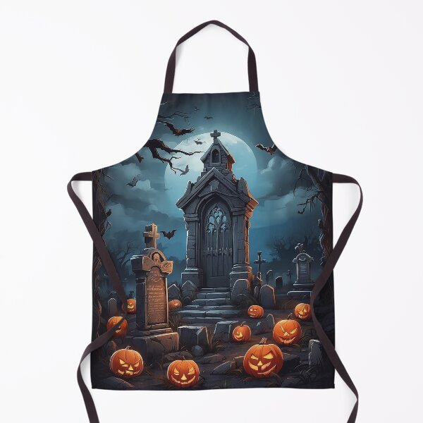 Item preview, spooky cemetery designed and sold by Arzankart.