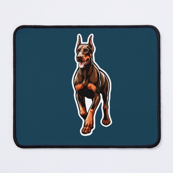 Item preview, Doberman Pinscher Red Dobermann Brown Doberman Gift designed and sold by ElegantCat.
