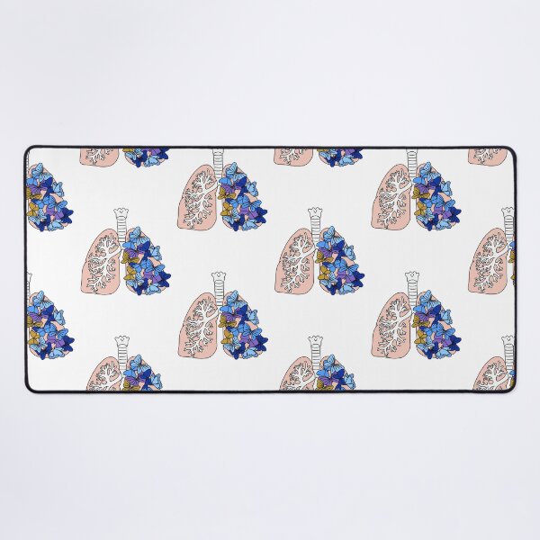 Item preview, Breathe easy blue & purple designed and sold by Doctor Michaela.