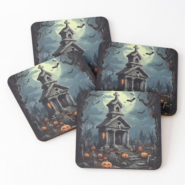 Item preview, spooky cemetery designed and sold by Arzankart.