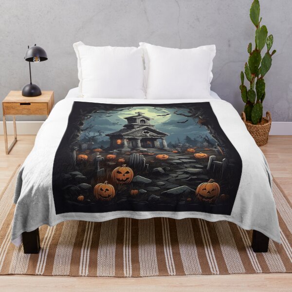 Item preview, spooky cemetery designed and sold by Arzankart.