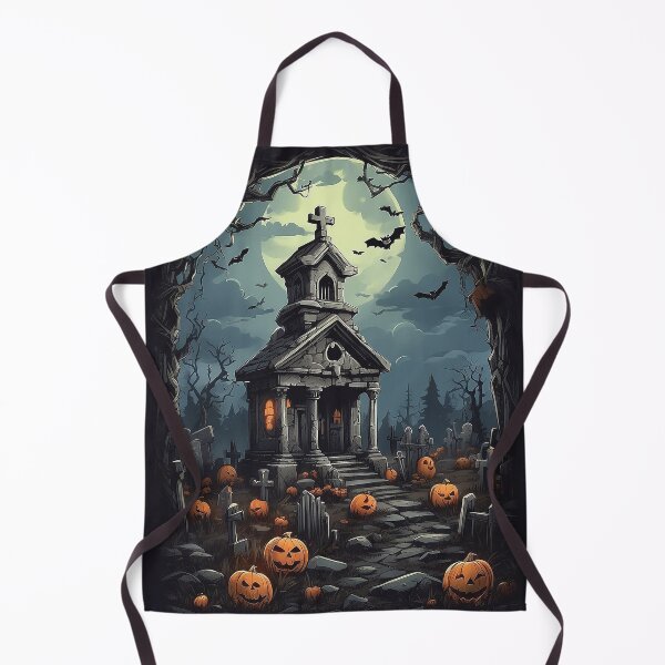 Item preview, spooky cemetery designed and sold by Arzankart.