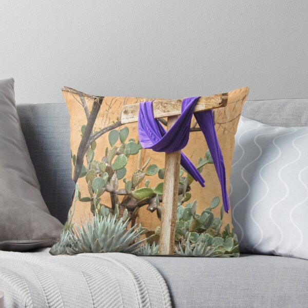 Item preview, Purple Stole on Cross at Old Town Albuquerque Church designed and sold by Catherine Sherman.