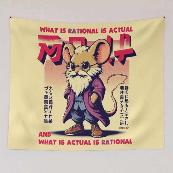 Item preview, What is rational is actual and what is actual is rational designed and sold by RafaelLima7.