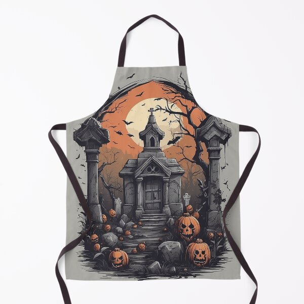 Item preview, spooky cemetery designed and sold by Arzankart.